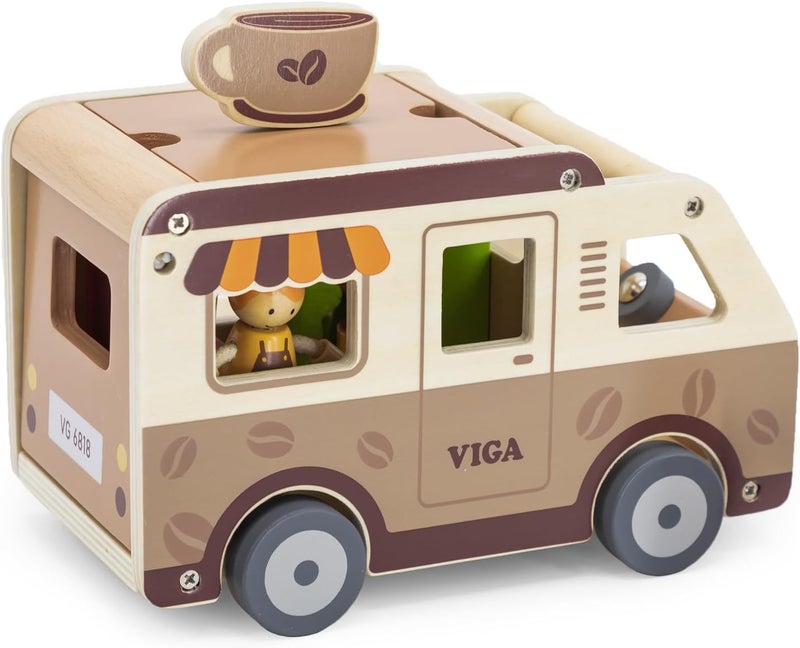 Viga Toys 44689 Coffee Truck - Image 3